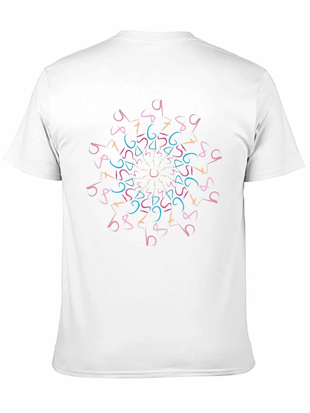 Geometric Numbers Mandala T-Shirt product image 10