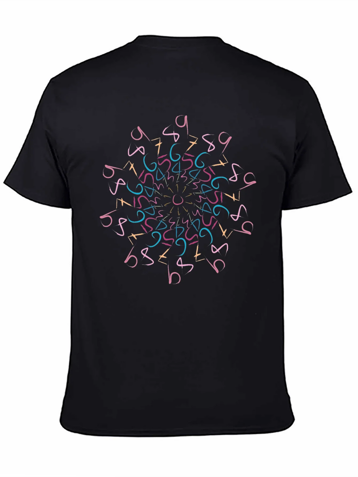 Geometric Numbers Mandala T-Shirt product image 4