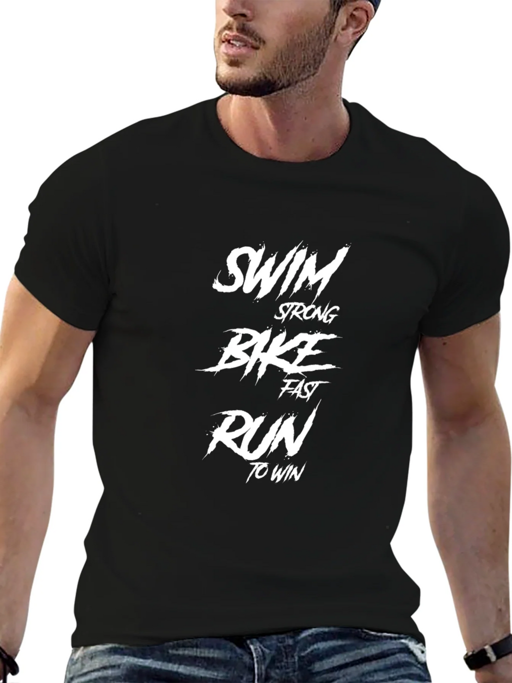 Swim Bike Run T-Shirt - Triathlon Motivation product image 4