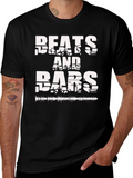 Beats and Bars Graphic Tee - Cool Music Lover T-Shirt product image 1