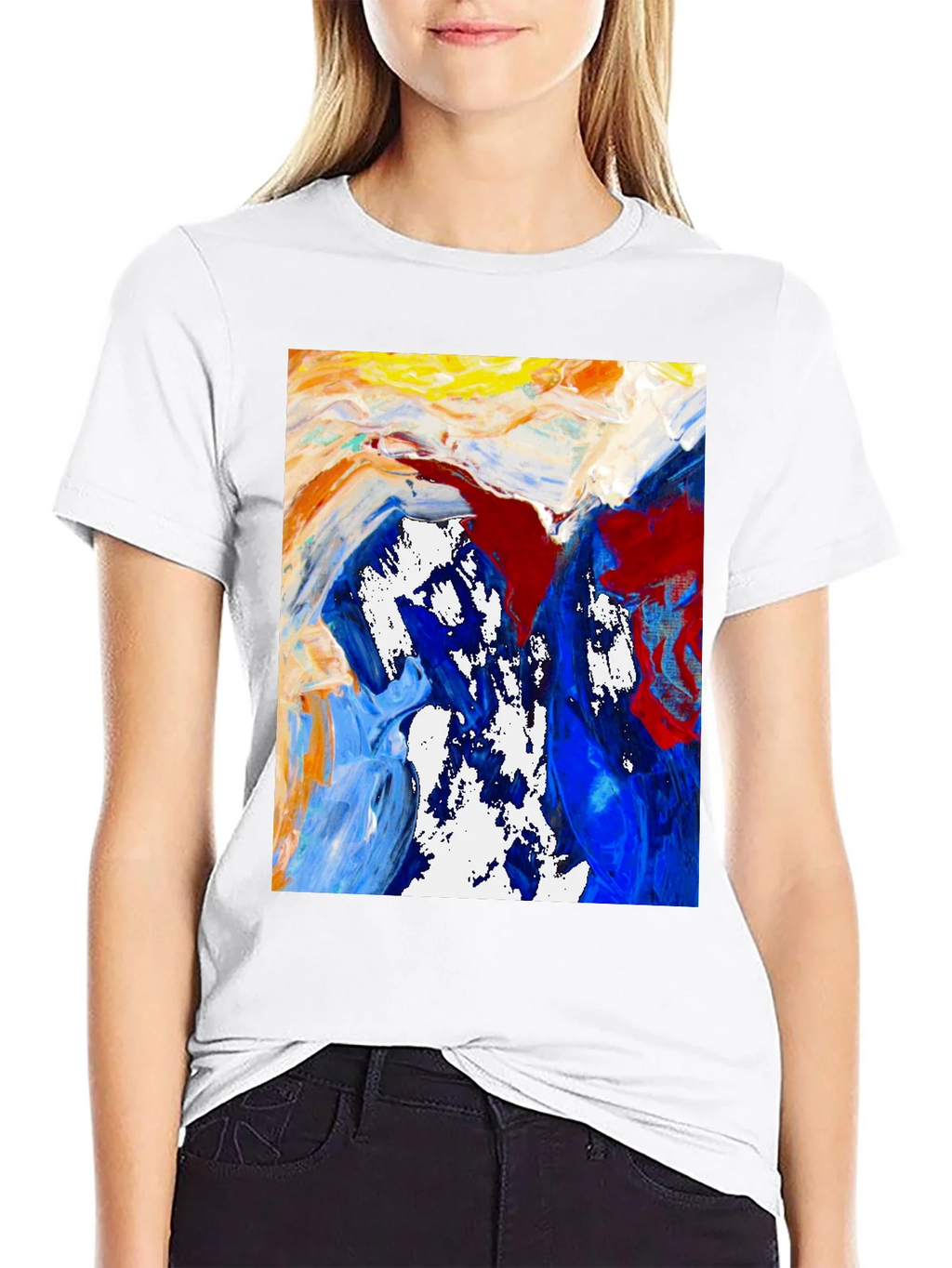 Abstract Art Tee - Bold Colors Modern Design product image 8
