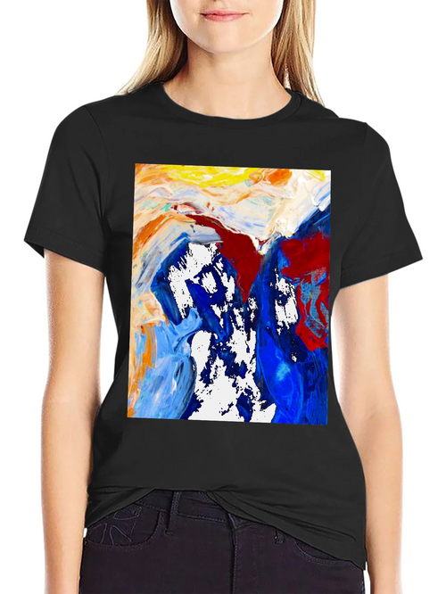 Abstract Art Tee - Bold Colors Modern Design product image 2