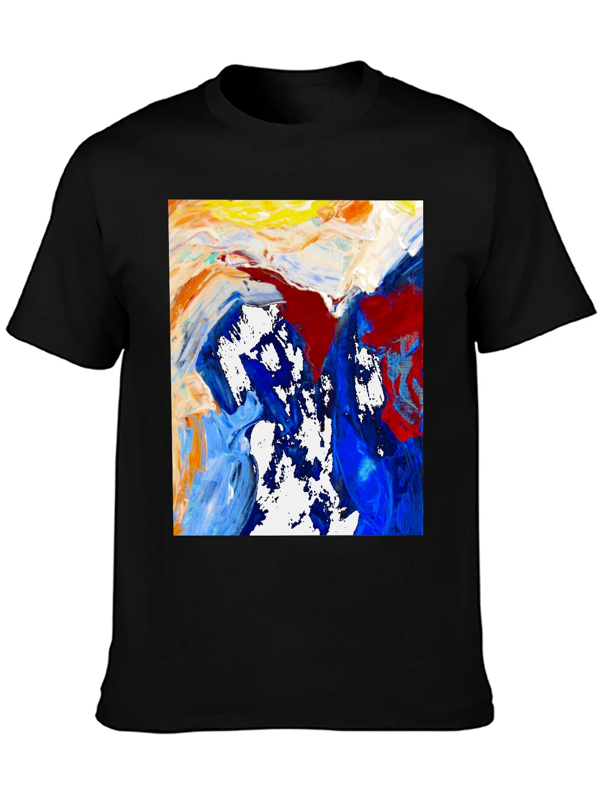 Abstract Art Tee - Bold Colors Modern Design product image 3