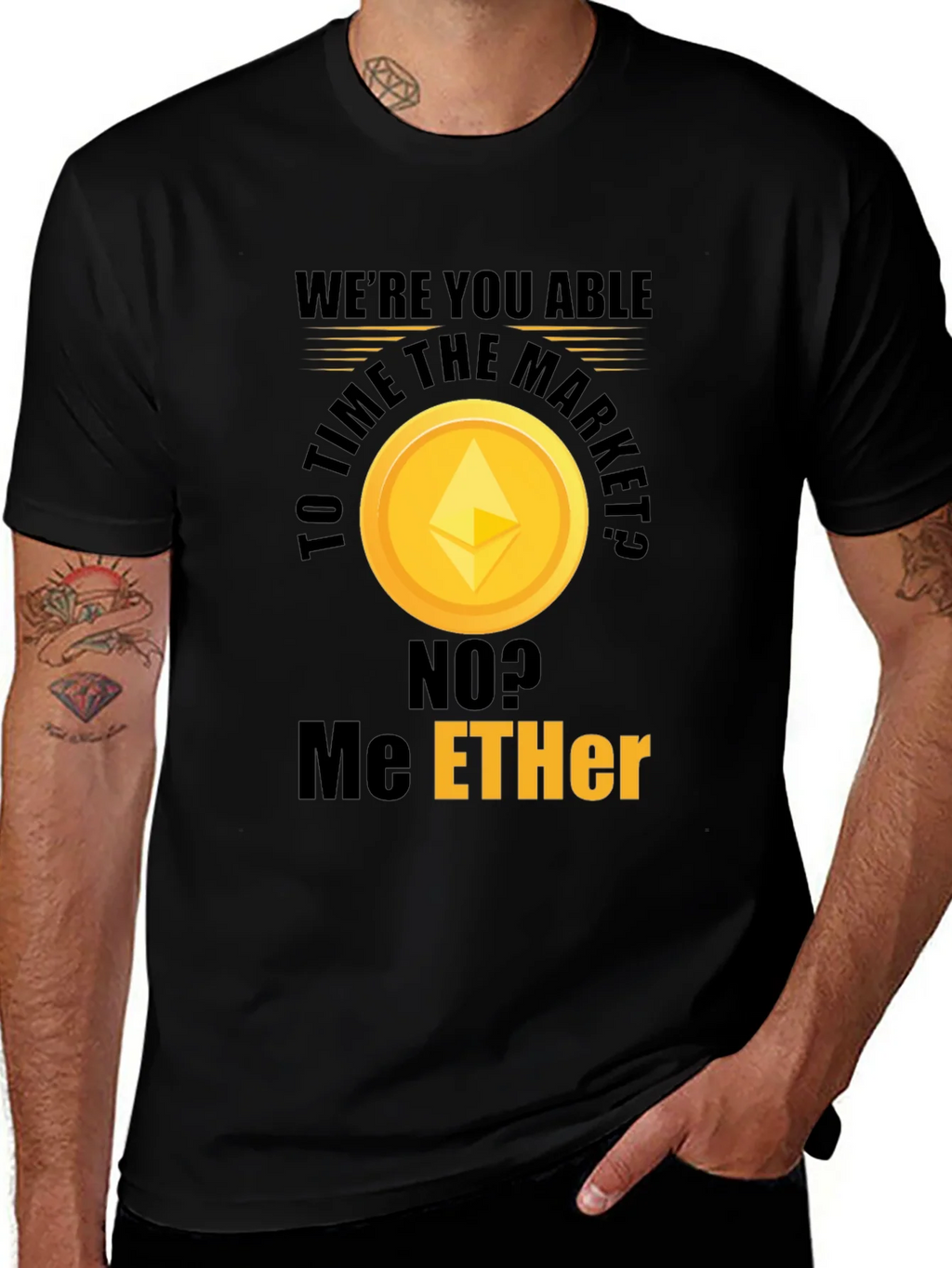 Ethereum Market T-Shirt - Crypto Humor product image 1