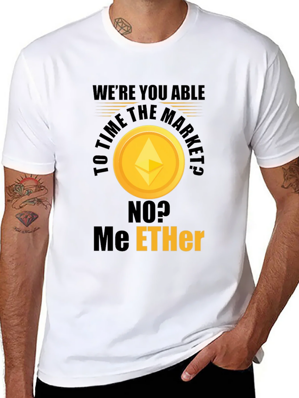 Ethereum Market T-Shirt - Crypto Humor product image 7