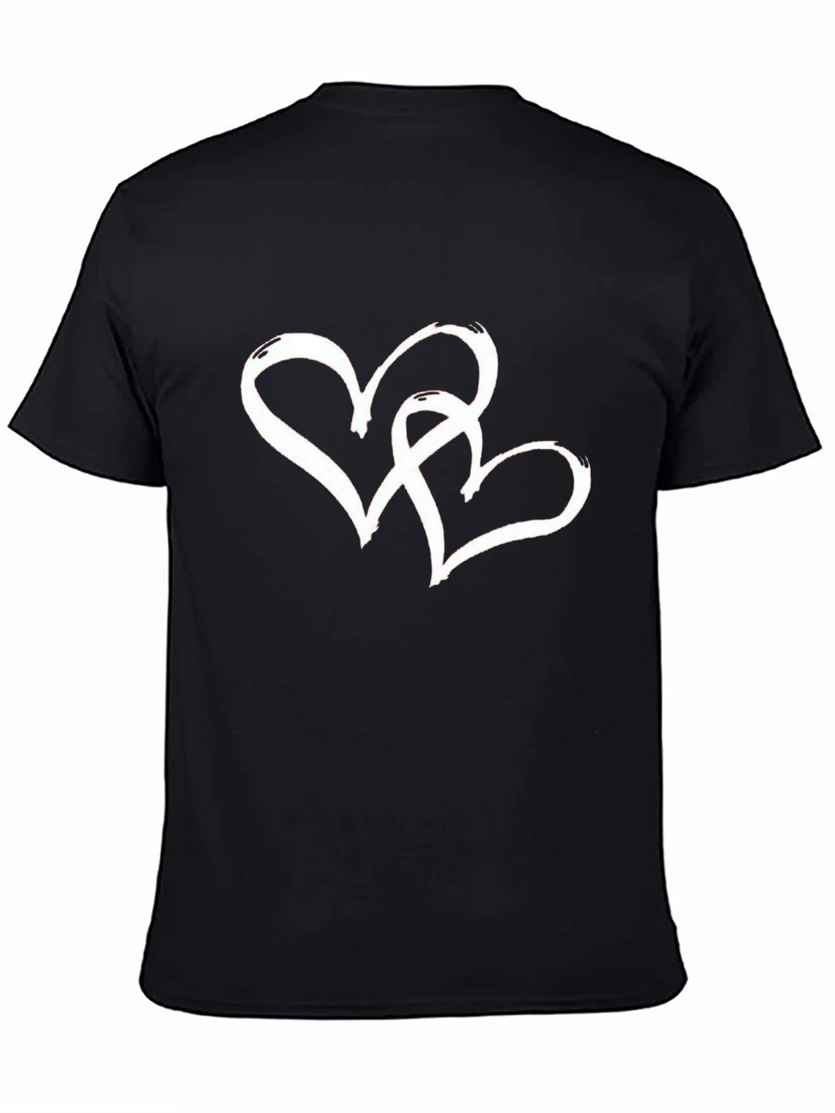 Heart Intertwined Graphic T-Shirt - Black product image 4