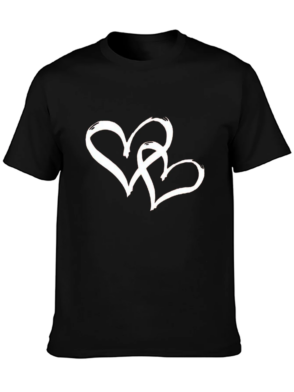 Heart Intertwined Graphic T-Shirt - Black product image 3