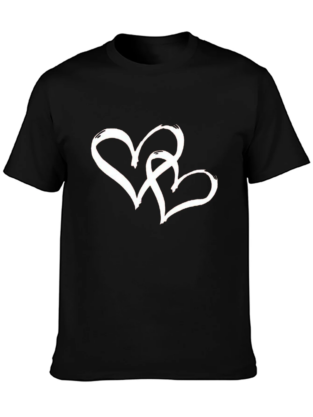 Heart Intertwined Graphic T-Shirt - Black product image 3
