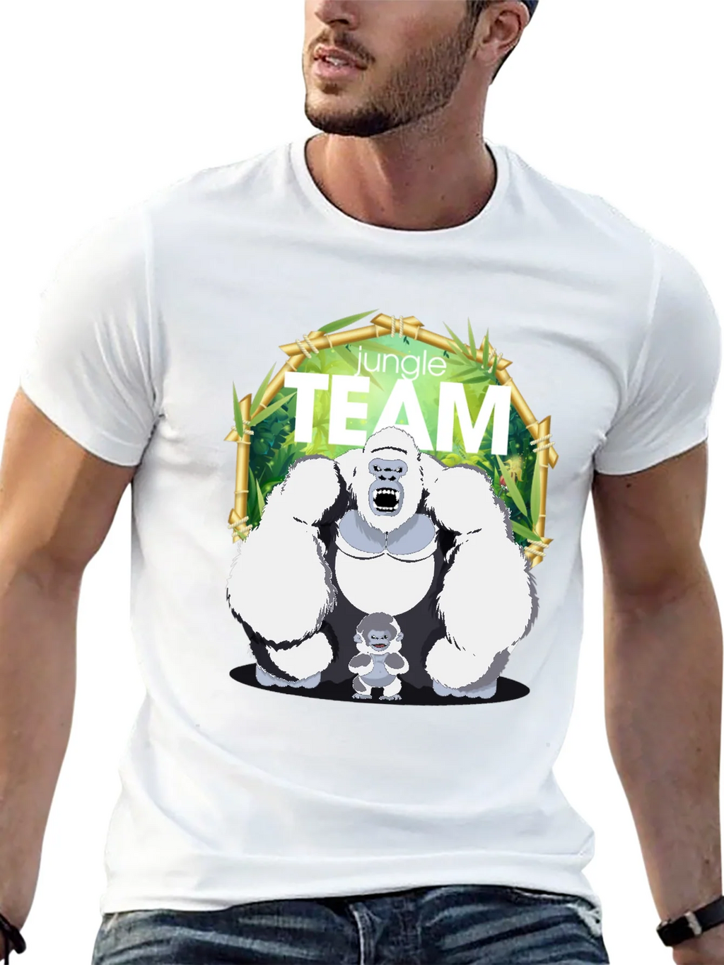 Jungle Team Gorilla Graphic T-Shirt product image 7