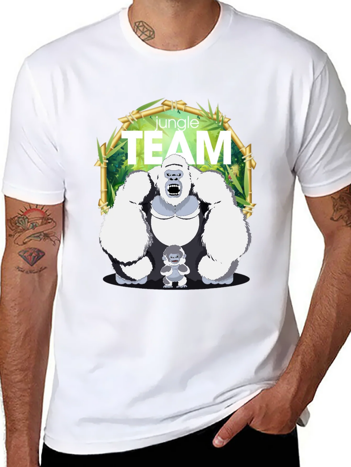 Jungle Team Gorilla Graphic T-Shirt product image 5