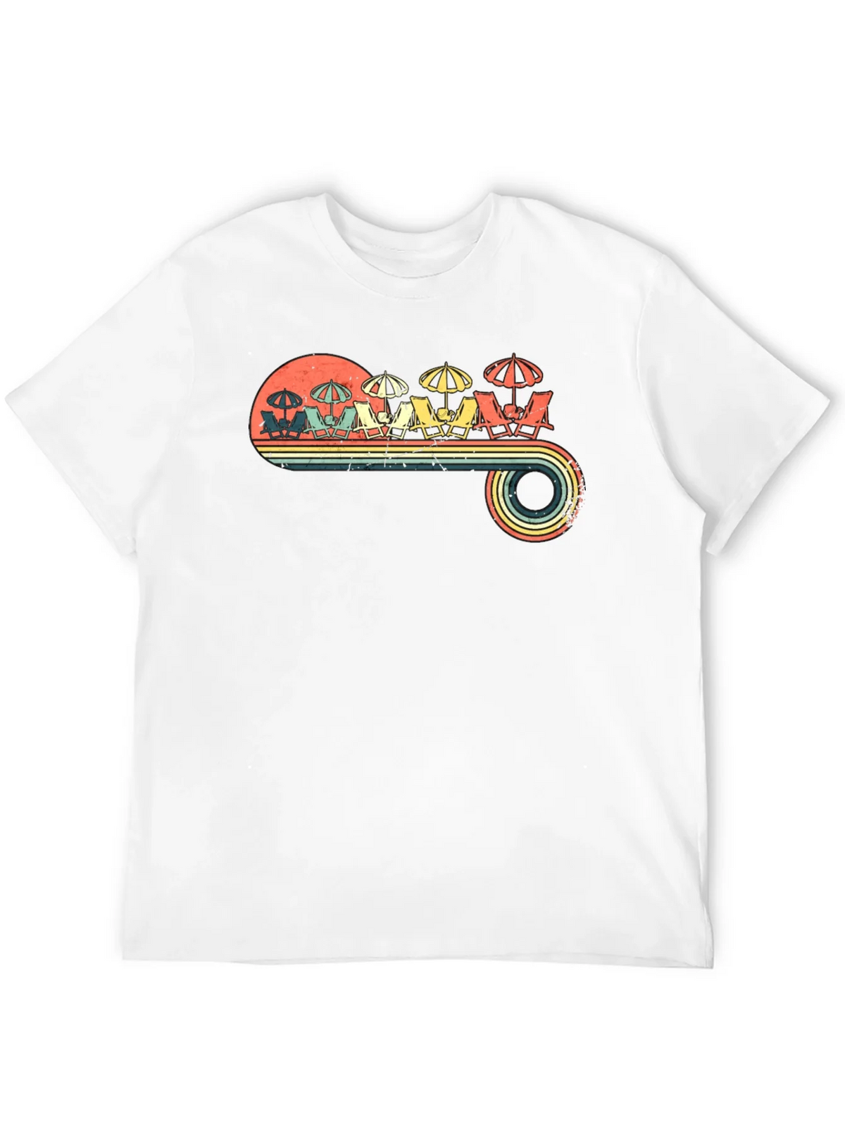 Retro Beach Scene T-Shirt product image 11