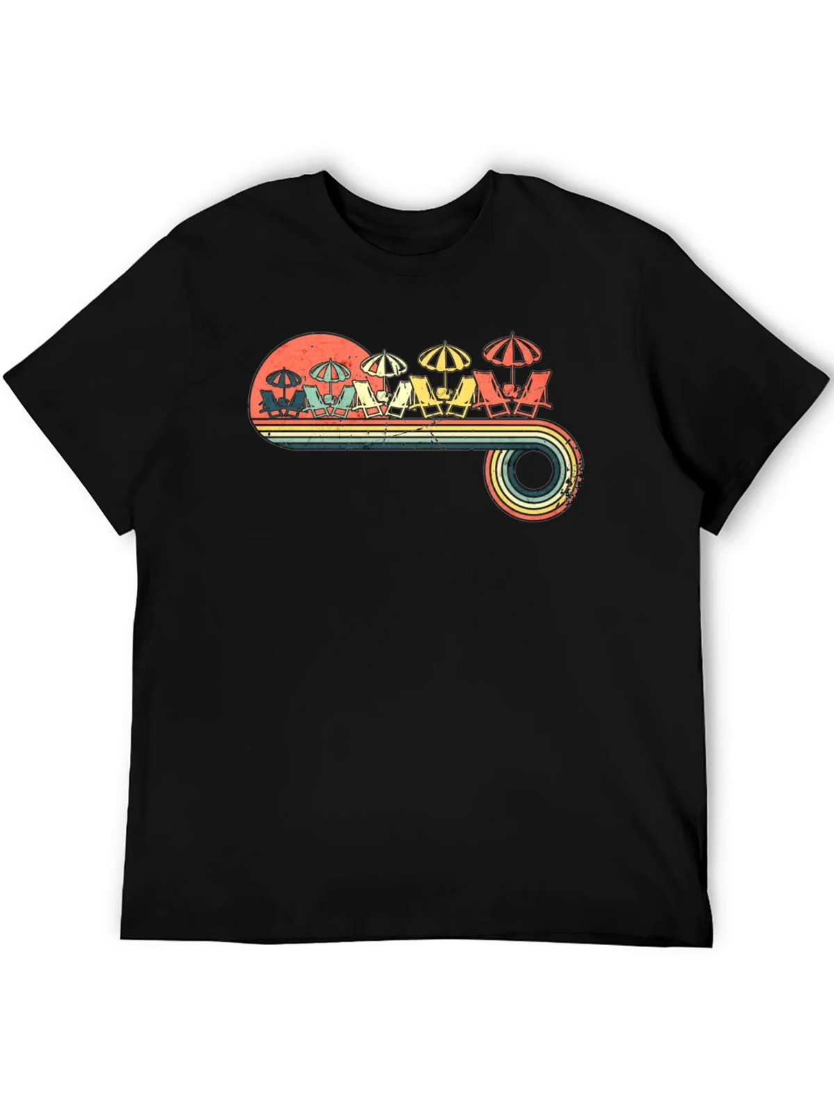 Retro Beach Scene T-Shirt product image 5