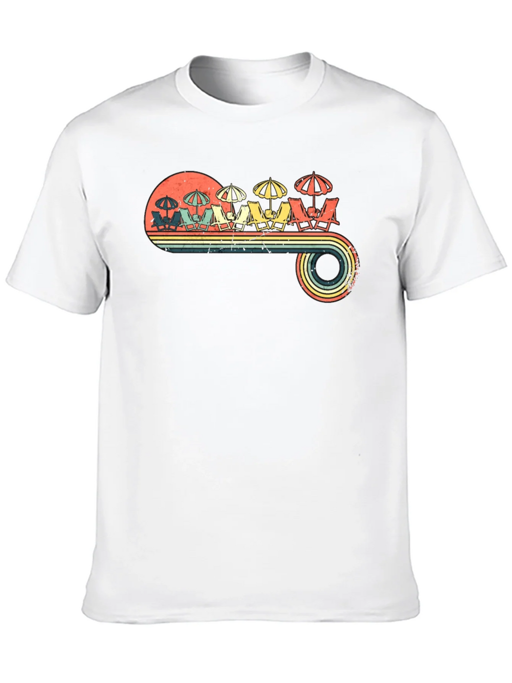Retro Beach Scene T-Shirt product image 9
