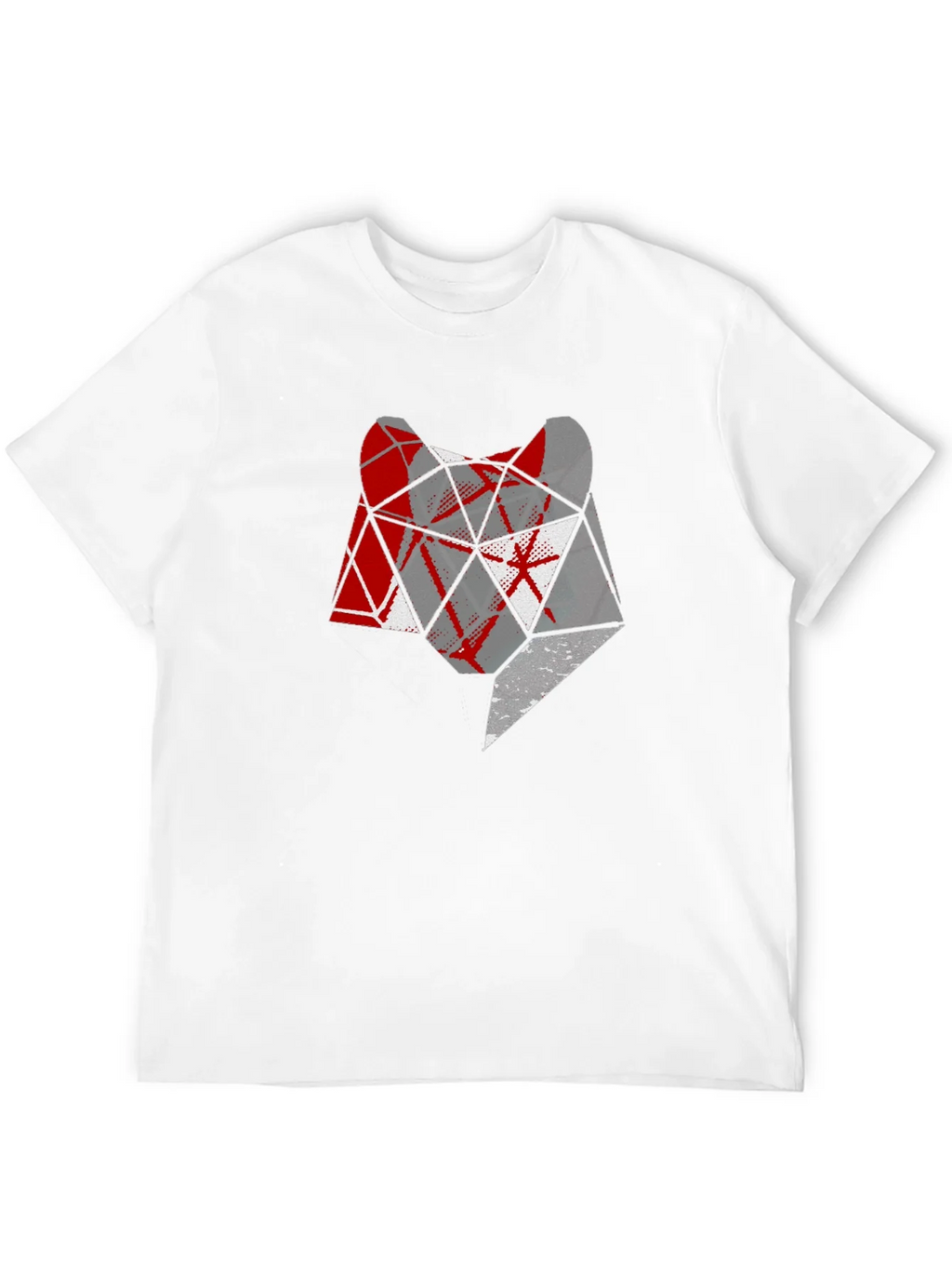 Geometric Wolf Head Graphic Tee product image 11