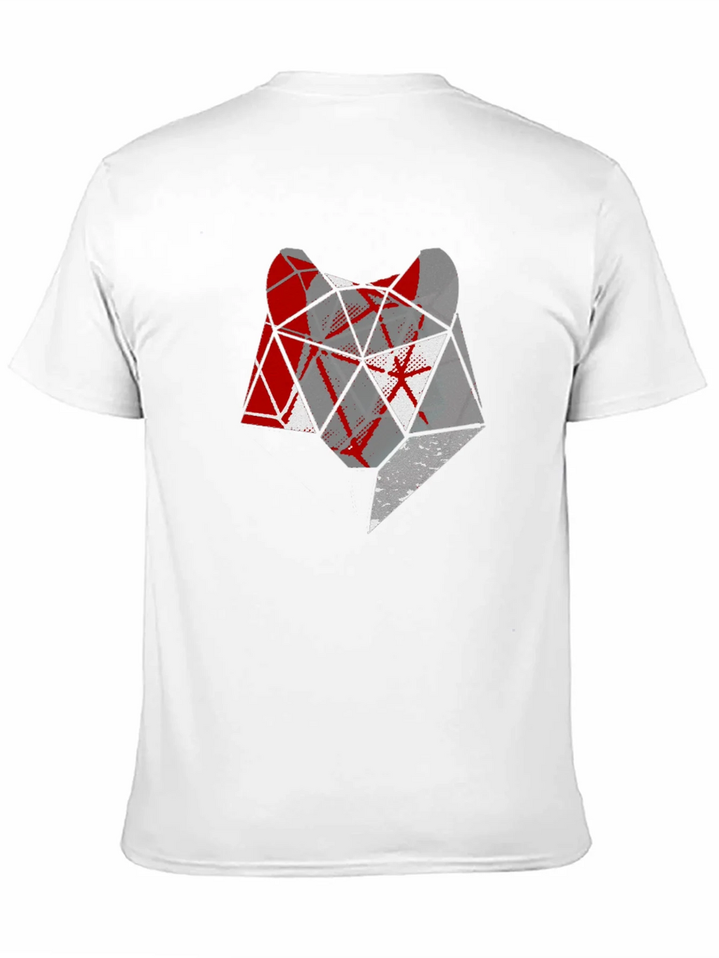 Geometric Wolf Head Graphic Tee product image 10