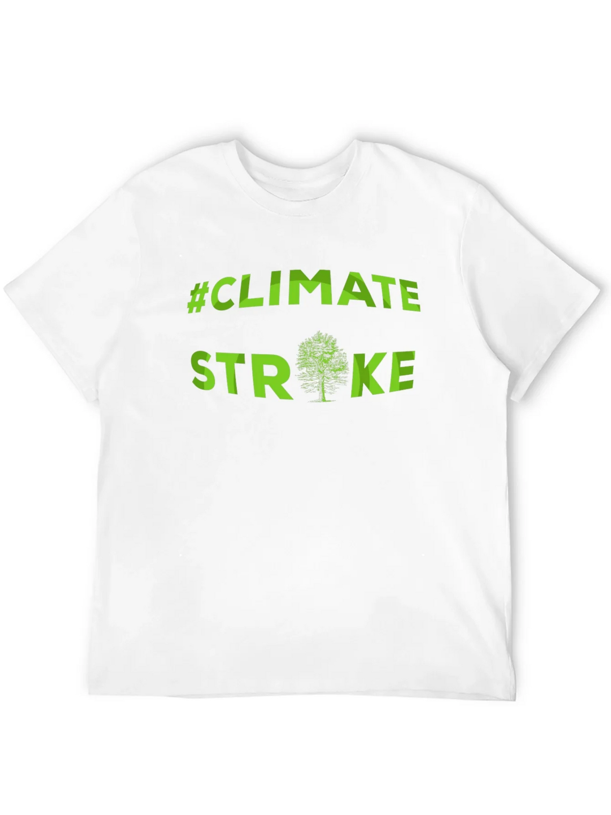 Climate Strike Tree T-Shirt - Green Print product image 5