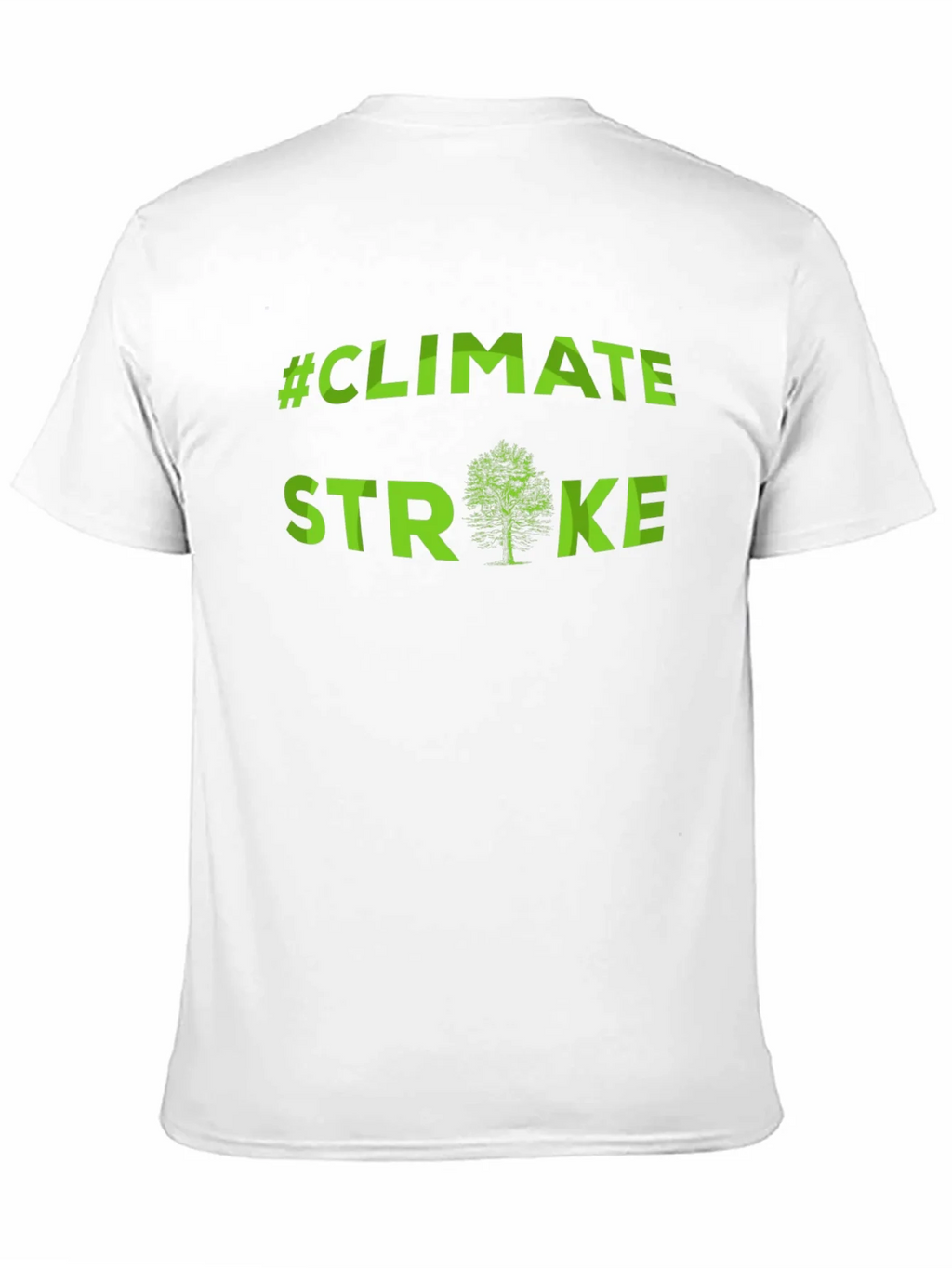 Climate Strike Tree T-Shirt - Green Print product image 4