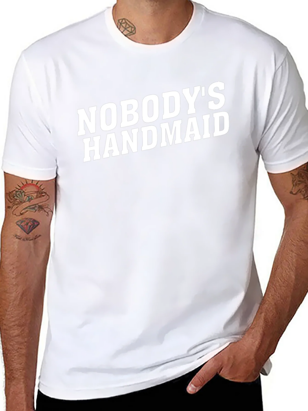 Nobodys Handmaid Black Graphic T-Shirt product image 7