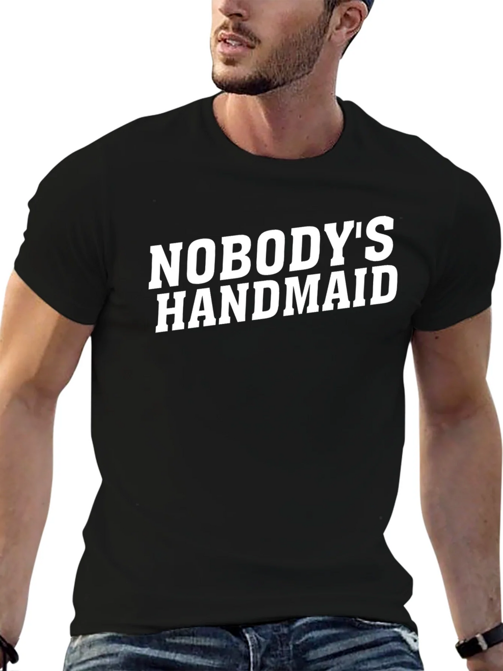 Nobodys Handmaid Black Graphic T-Shirt product image 6