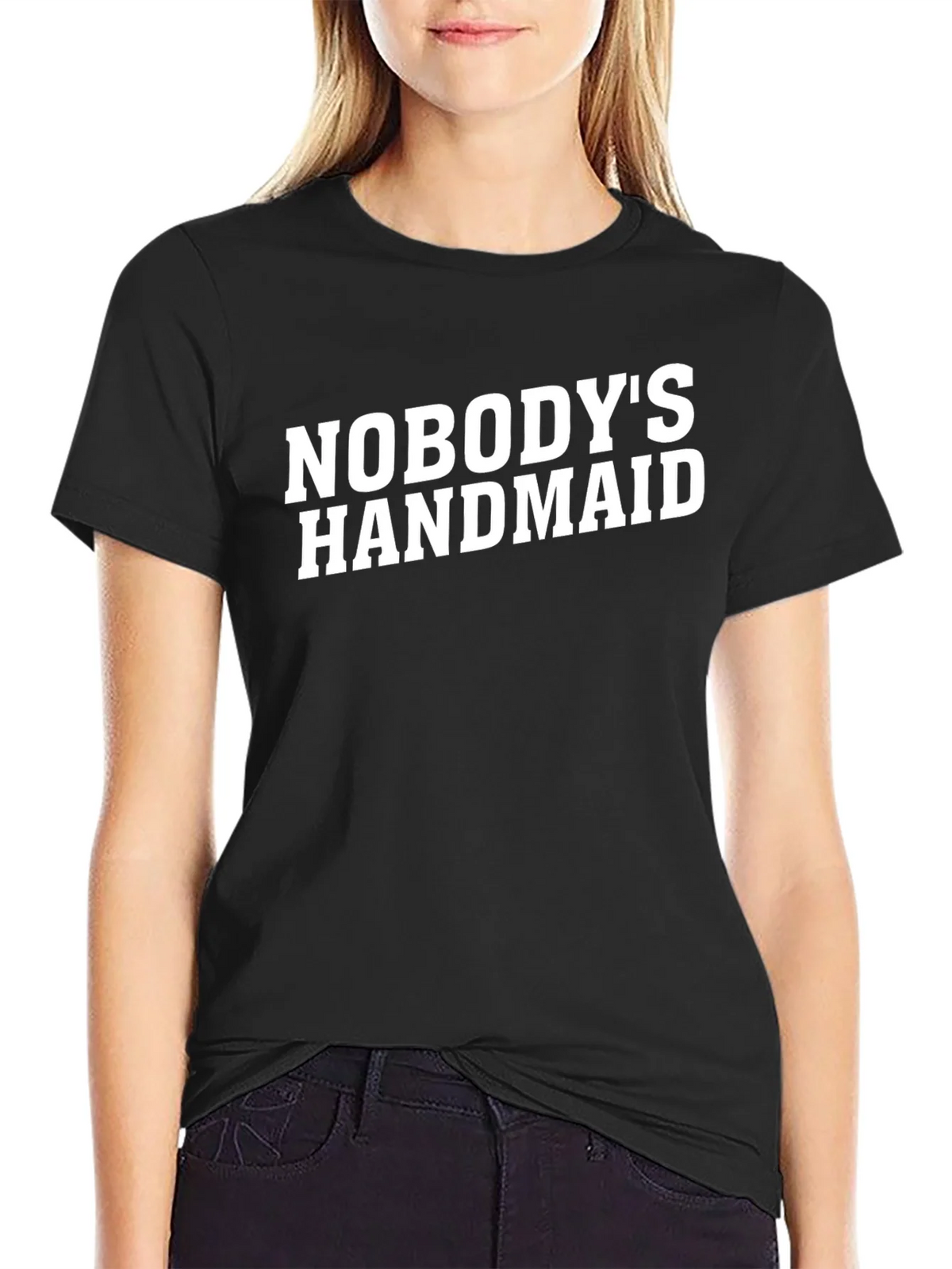 Nobodys Handmaid Black Graphic T-Shirt product image 2