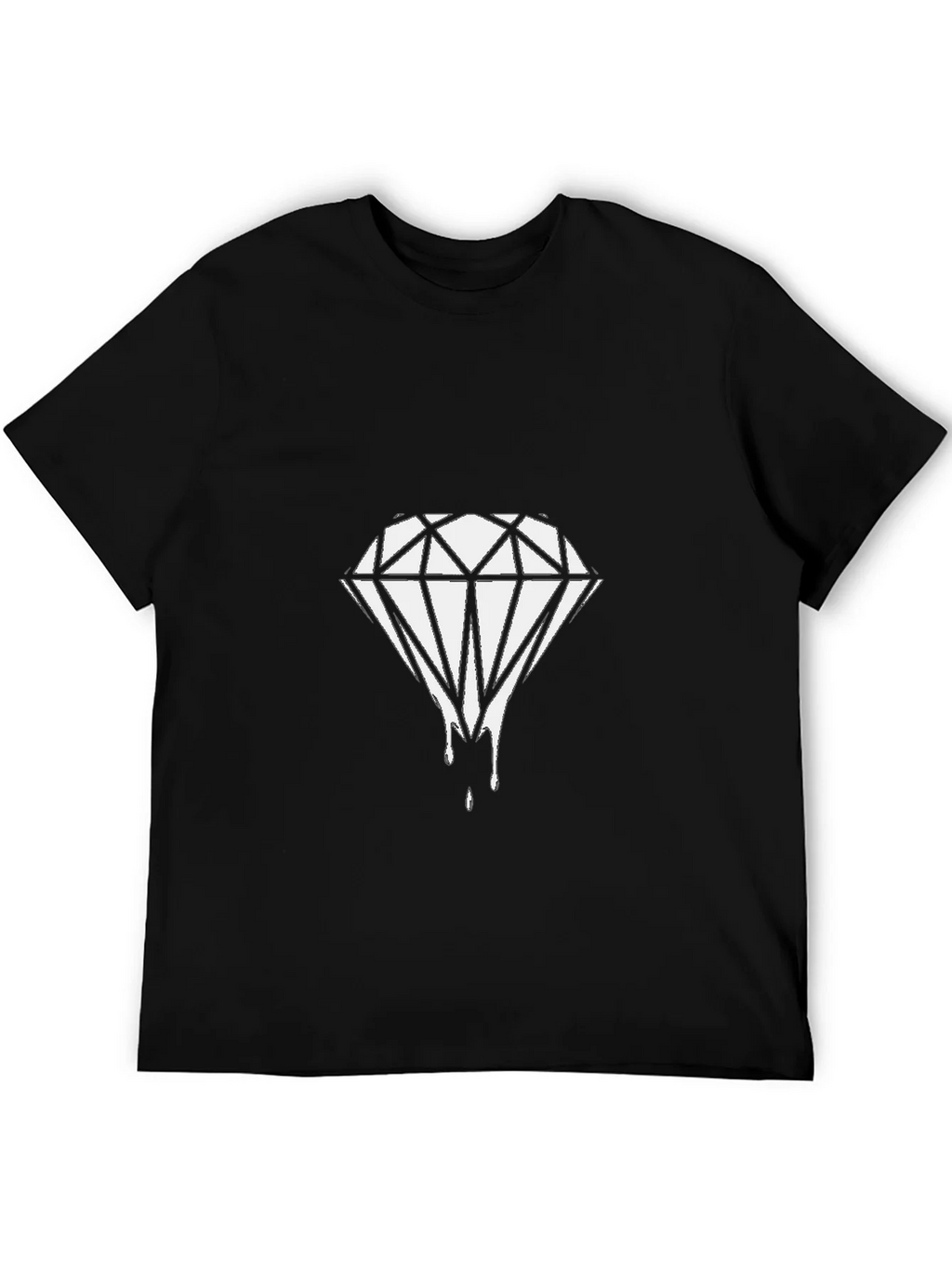 Diamond Drip Black T-Shirt - Urban Style product image 5