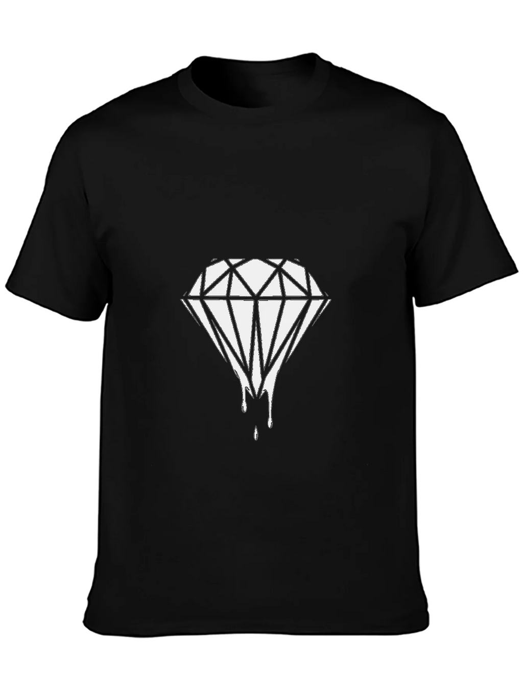 Diamond Drip Black T-Shirt - Urban Style product image 3