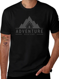 Adventure Mountains Graphic Tee - Black product image 1