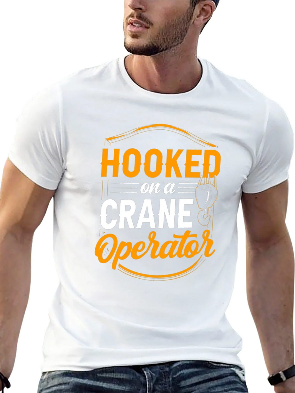 Hooked on Crane Operator T-Shirt - Black product image 12