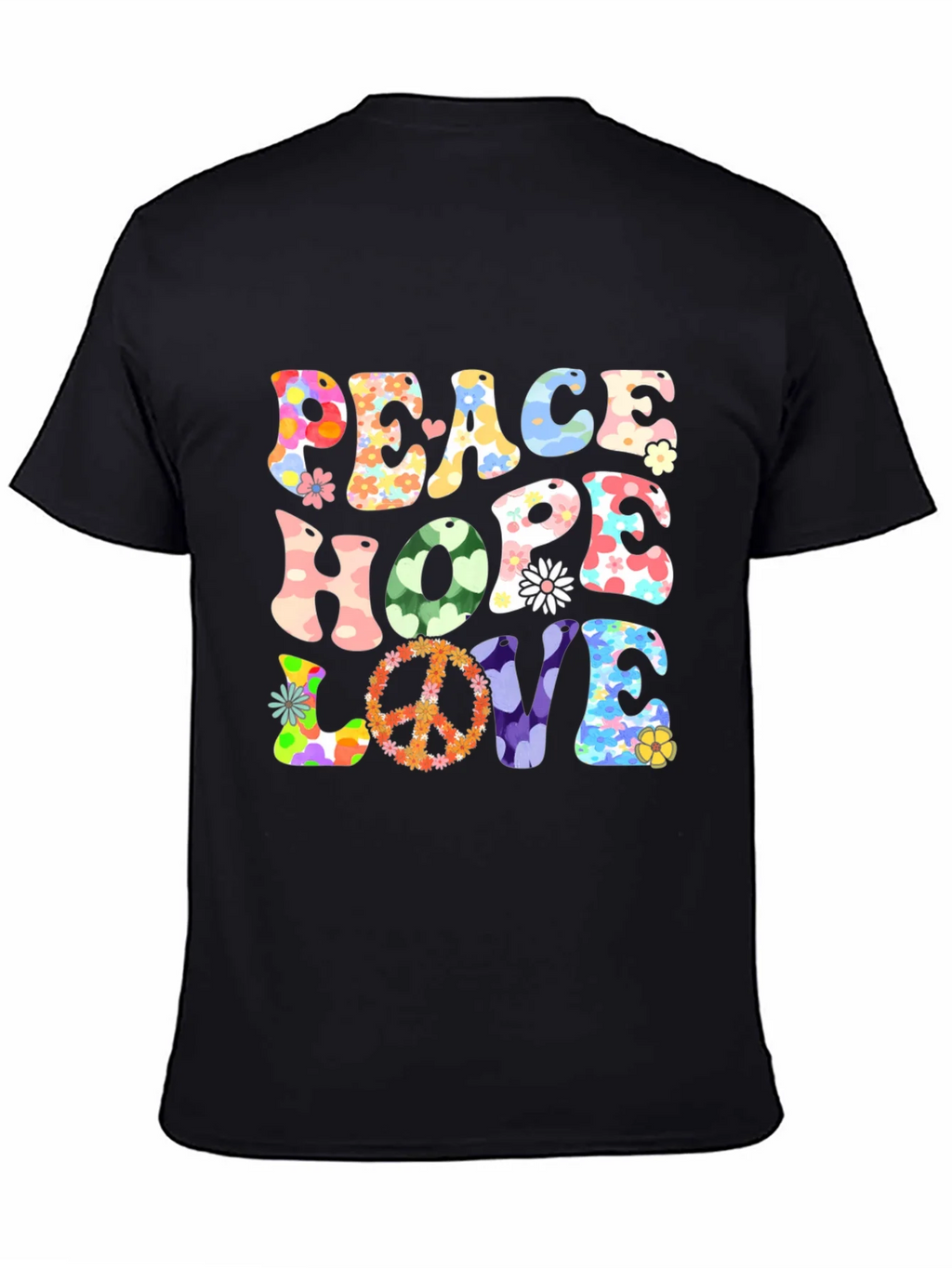 Peace Hope Love Graphic T-Shirt product image 4