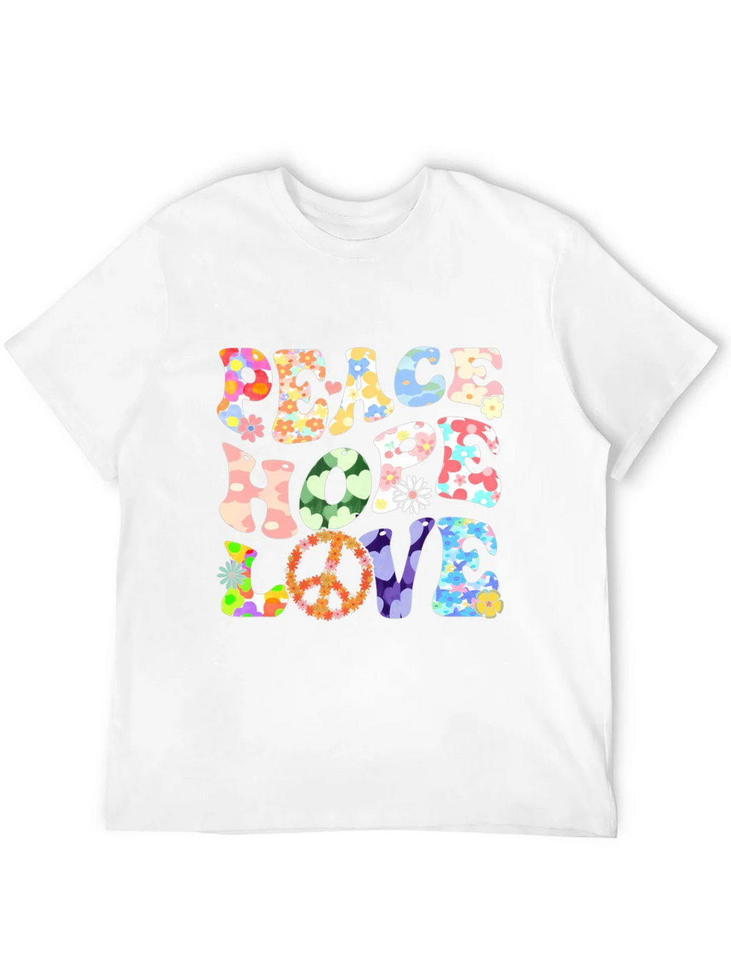 Peace Hope Love Graphic T-Shirt product image 11