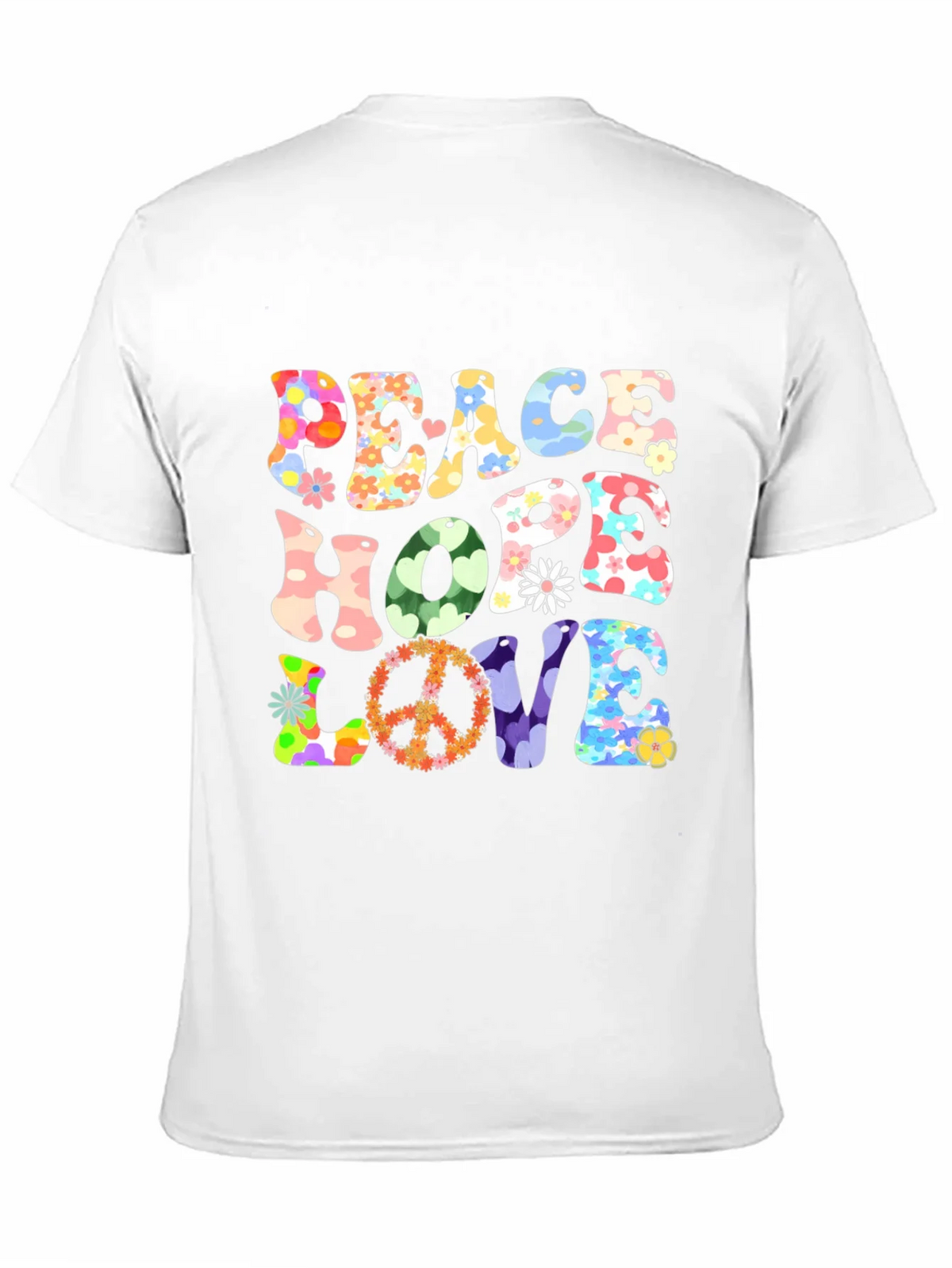 Peace Hope Love Graphic T-Shirt product image 10
