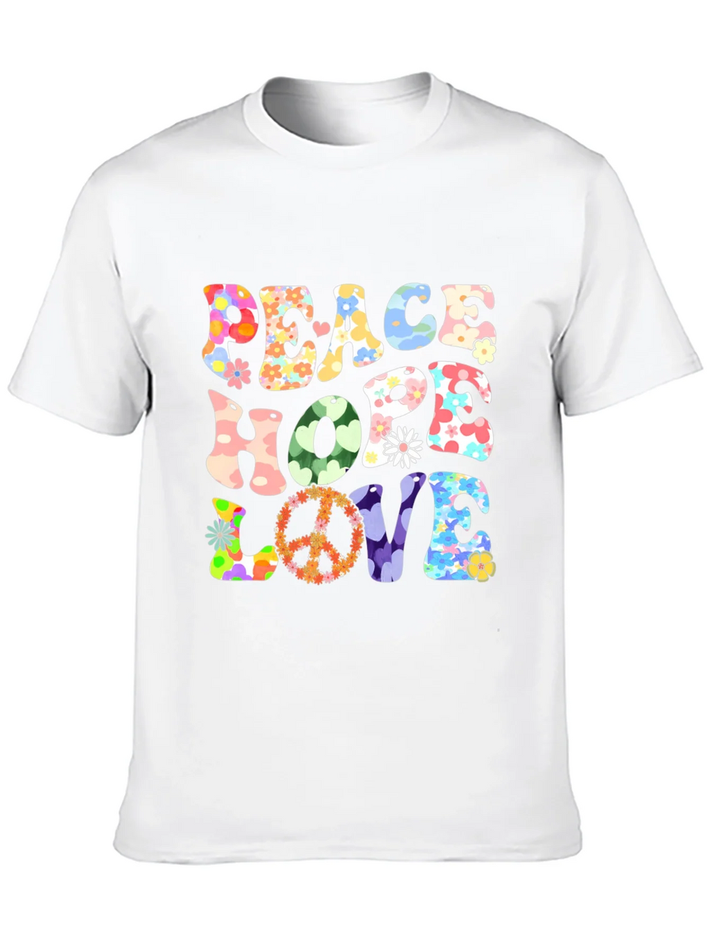 Peace Hope Love Graphic T-Shirt product image 9