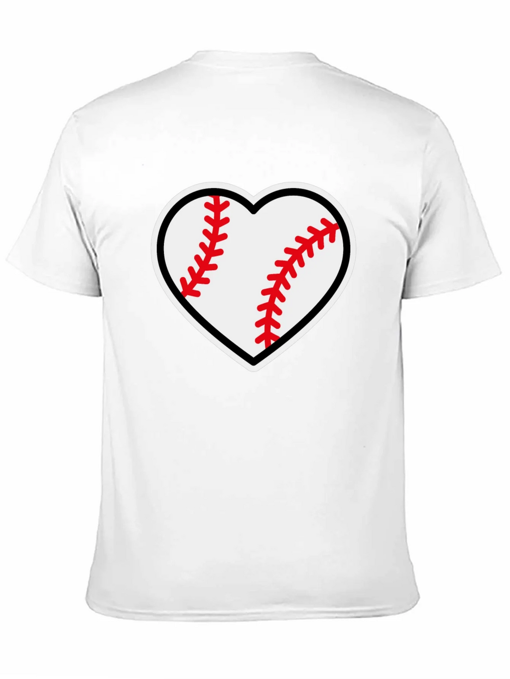Baseball Heart Graphic Tee - Black T-Shirt product image 10