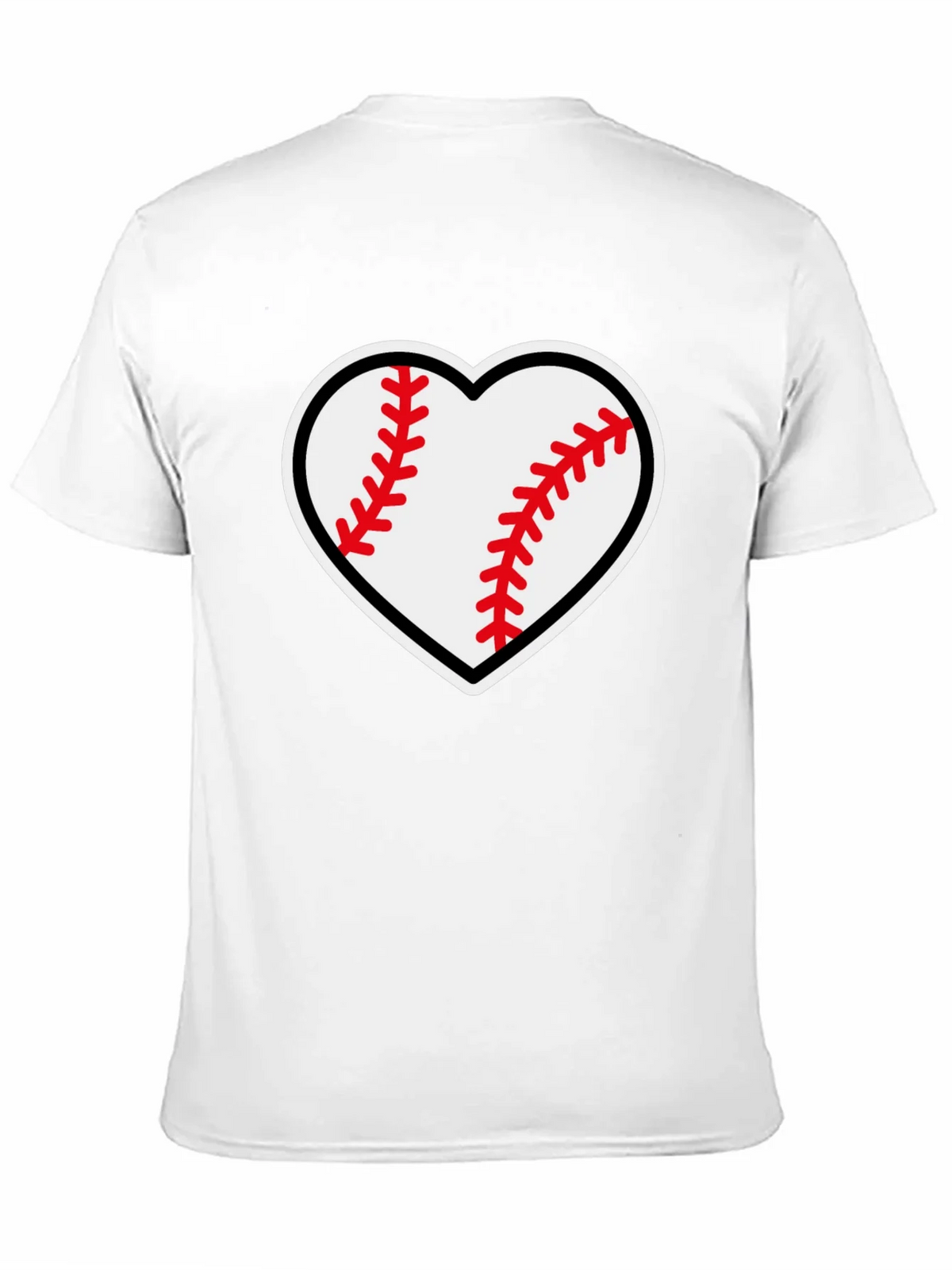 Baseball Heart Graphic Tee - Black T-Shirt product image 10