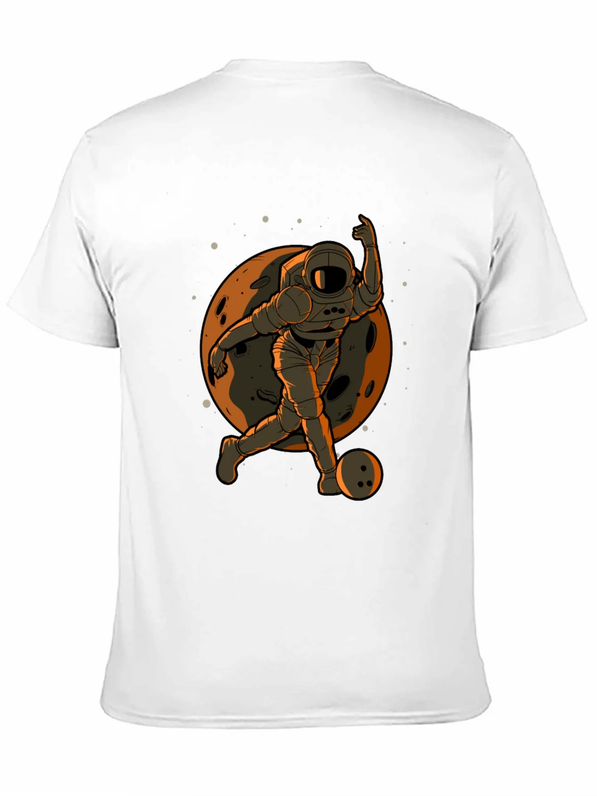 Astronaut Bowling T-Shirt - Space Themed Apparel product image 8