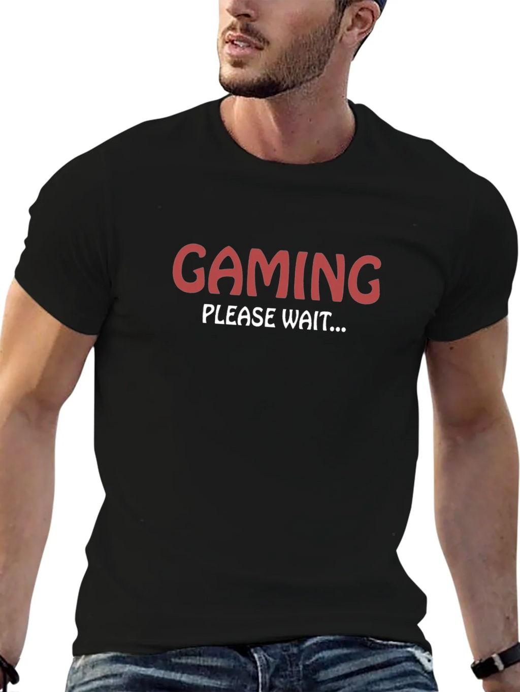 Gaming Please Wait T-Shirt - Gamer Humor Tee product image 6