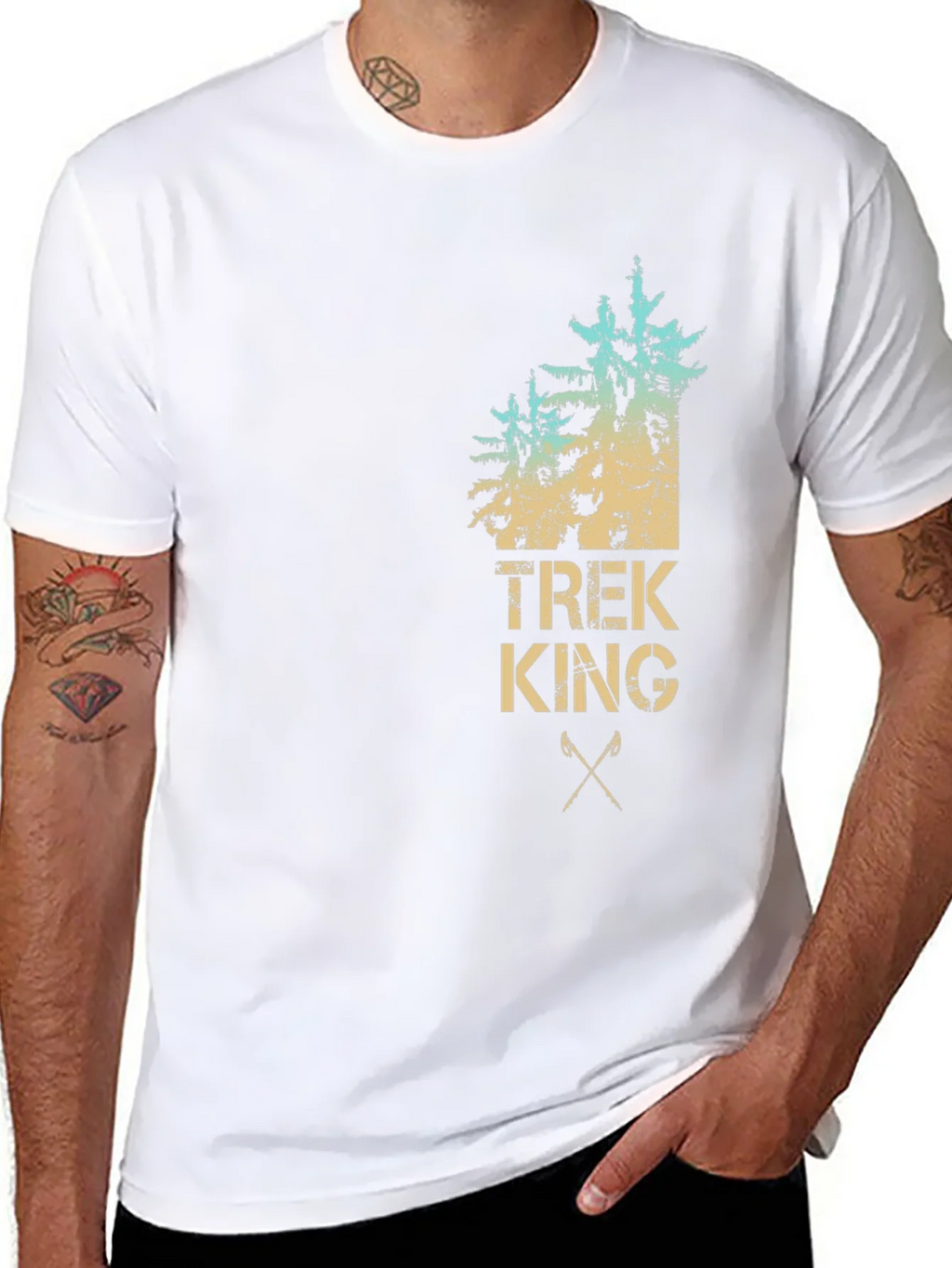 Trekking King Graphic T-Shirt product image 7