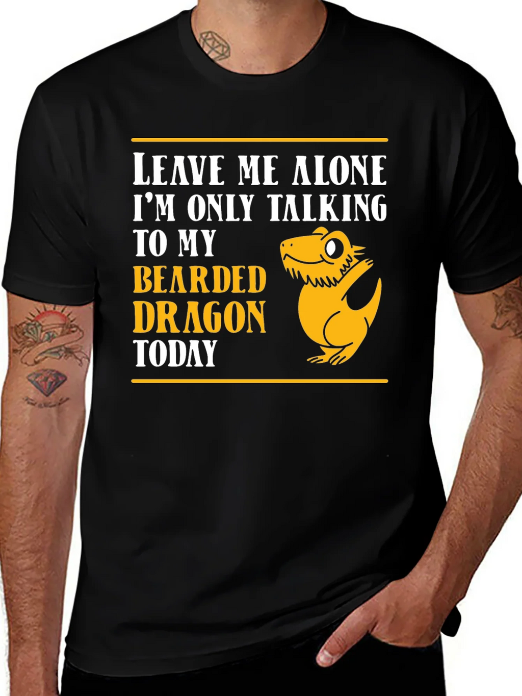 Bearded Dragon T-Shirt - Leave Me Alone product image 1