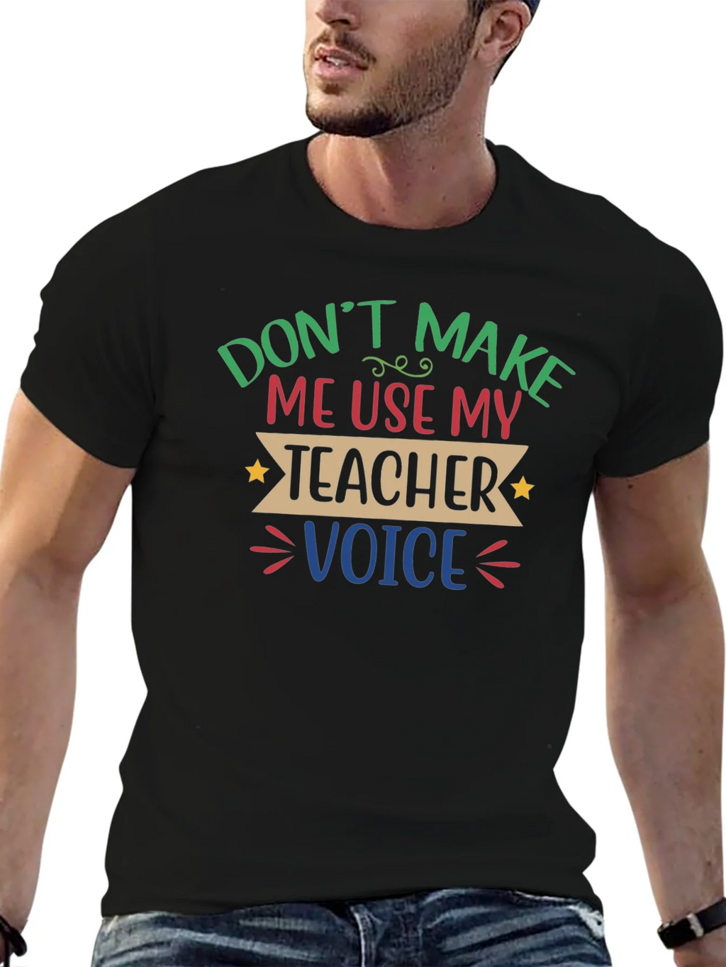 Funny Teacher Voice T-Shirt product image 6