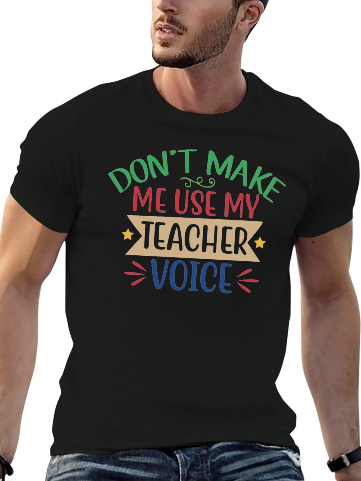 Funny Teacher Voice T-Shirt product image 6
