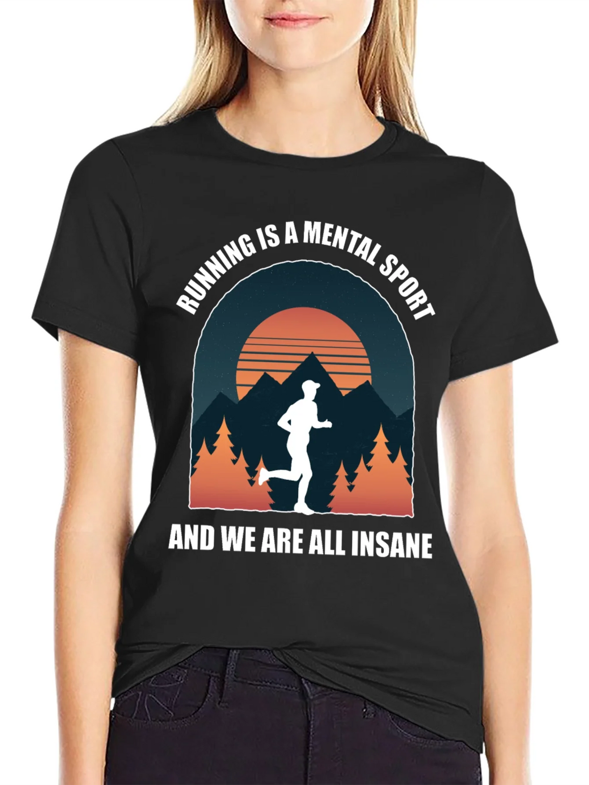 Running is a Mental Sport Graphic T-Shirt product image 2