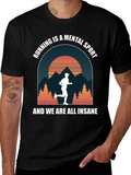 Running is a Mental Sport Graphic T-Shirt product image 1