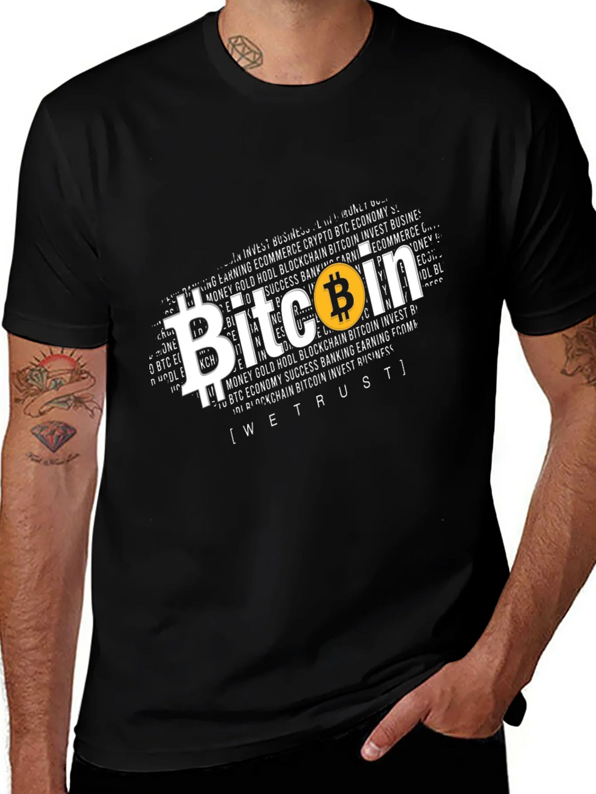 Bitcoin Crypto T-Shirt - We Trust Blockchain product image 1