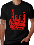 Rock On Circuit Board T-Shirt - Black product image 1