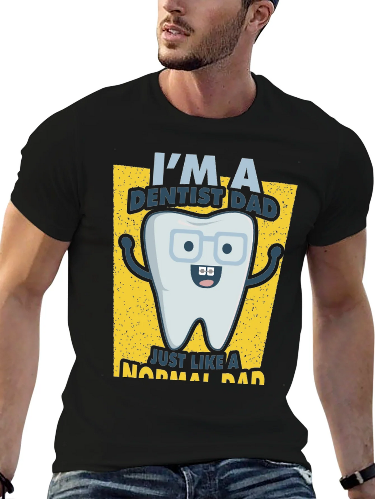 Dentist Dad T-Shirt - Just Like a Normal product image 6