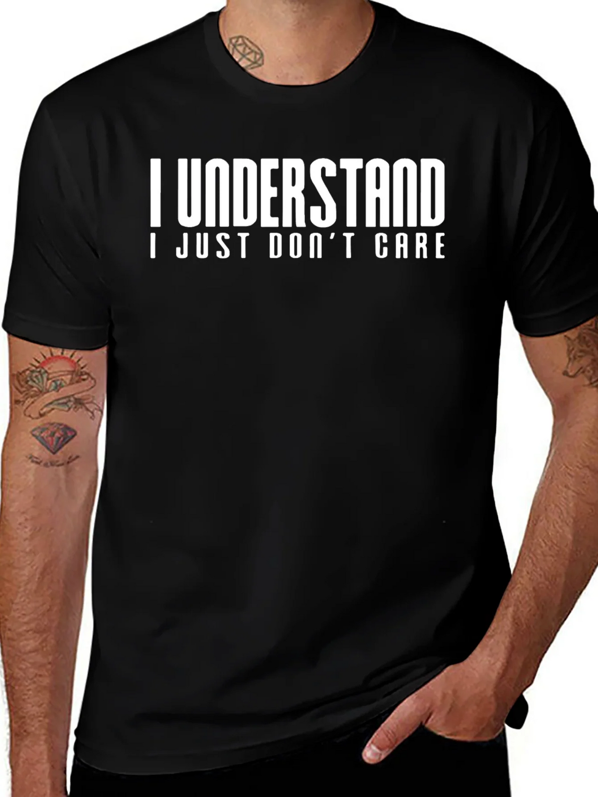 Funny I Understand I Just Dont Care Graphic T-Shirt product image 1
