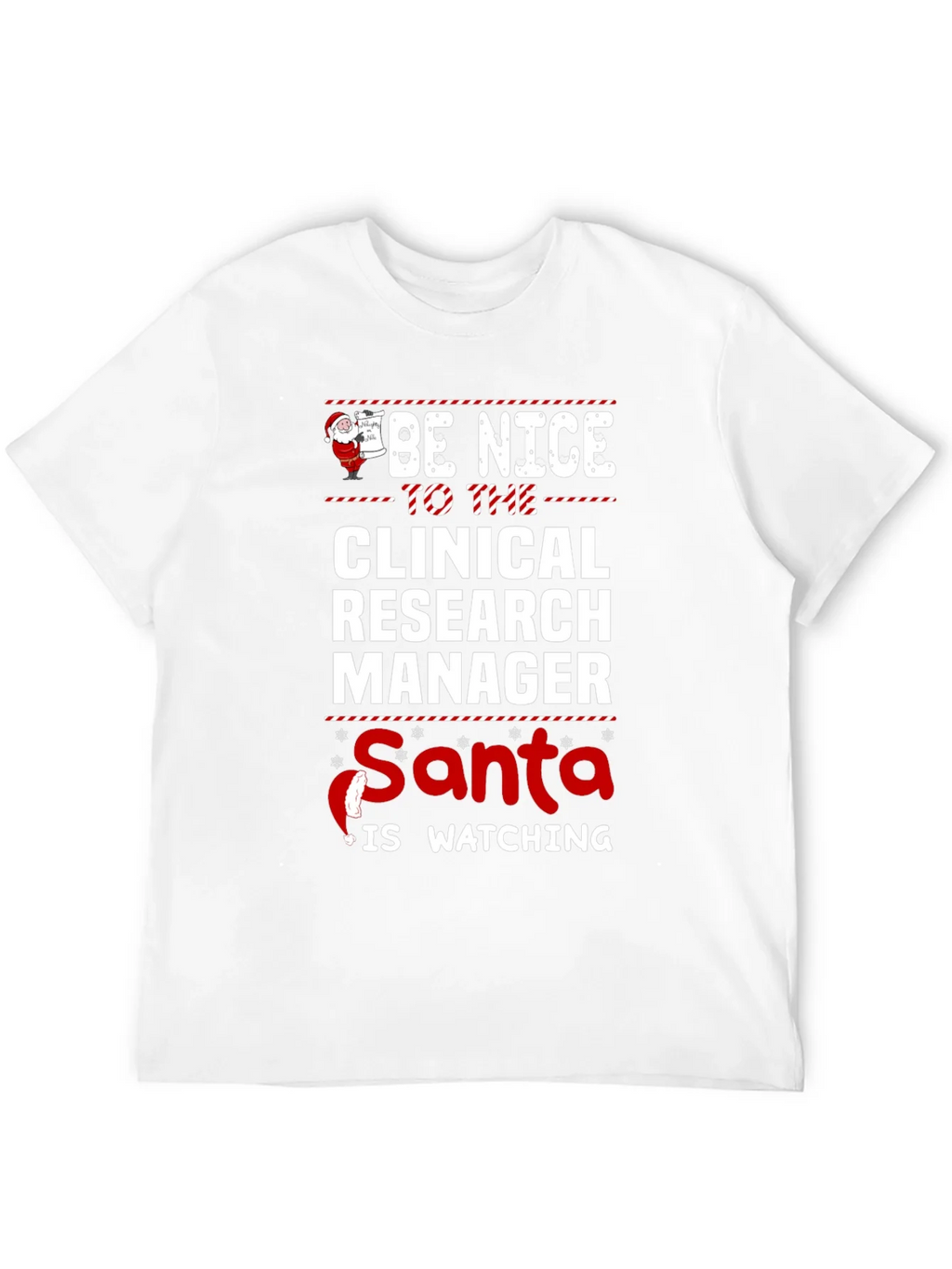 Clinical Research Manager Santa Christmas T-Shirt product image 10
