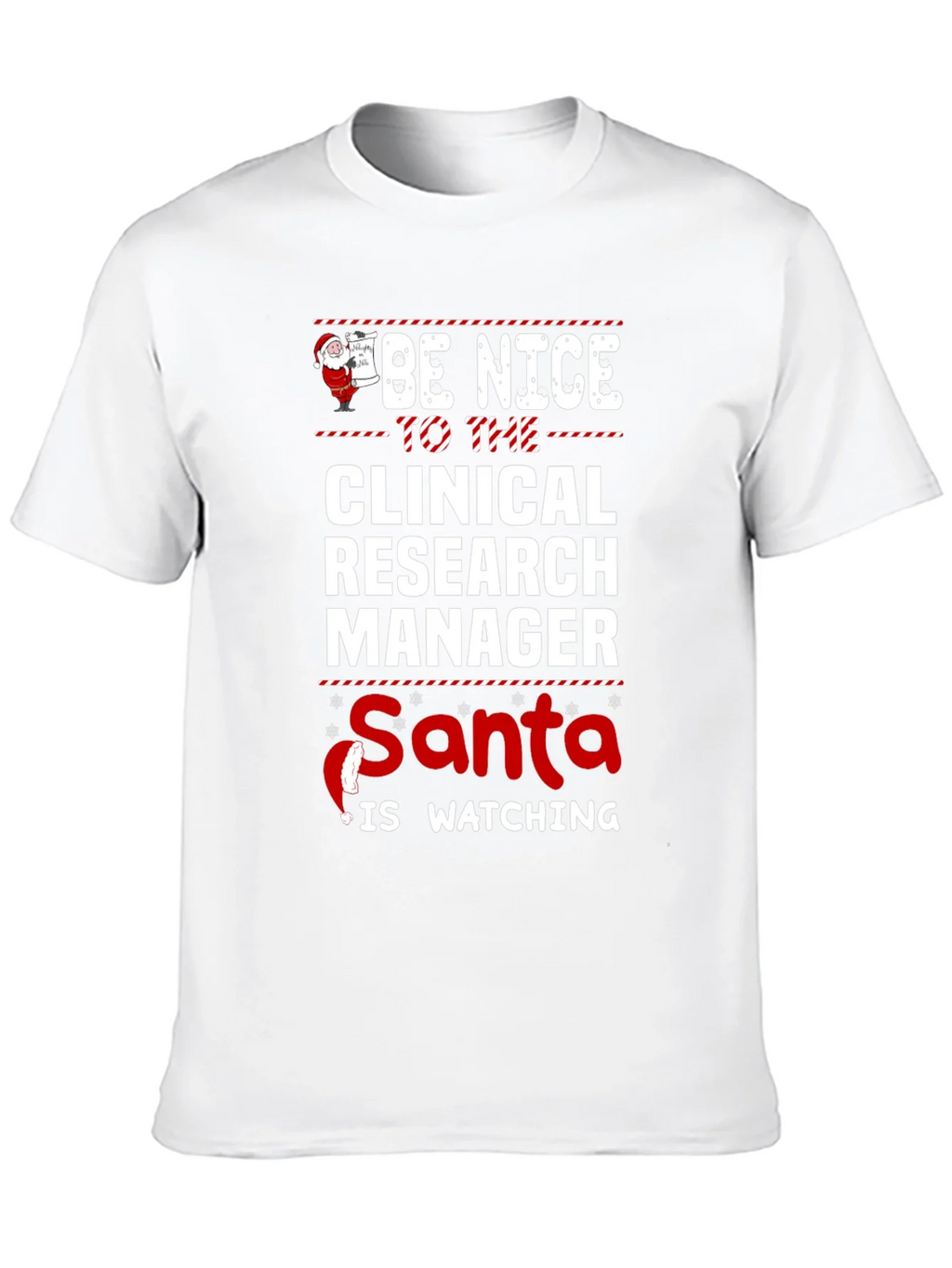 Clinical Research Manager Santa Christmas T-Shirt product image 8