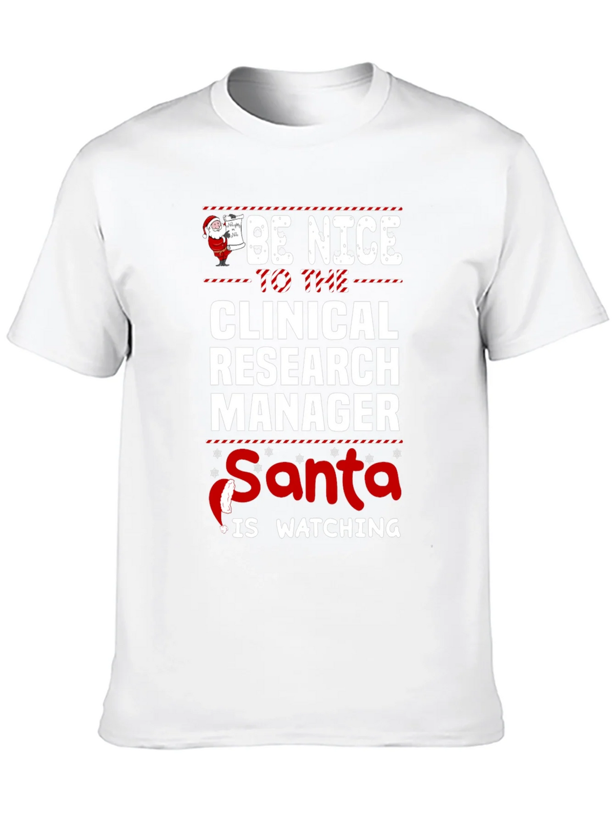 Clinical Research Manager Santa Christmas T-Shirt product image 8
