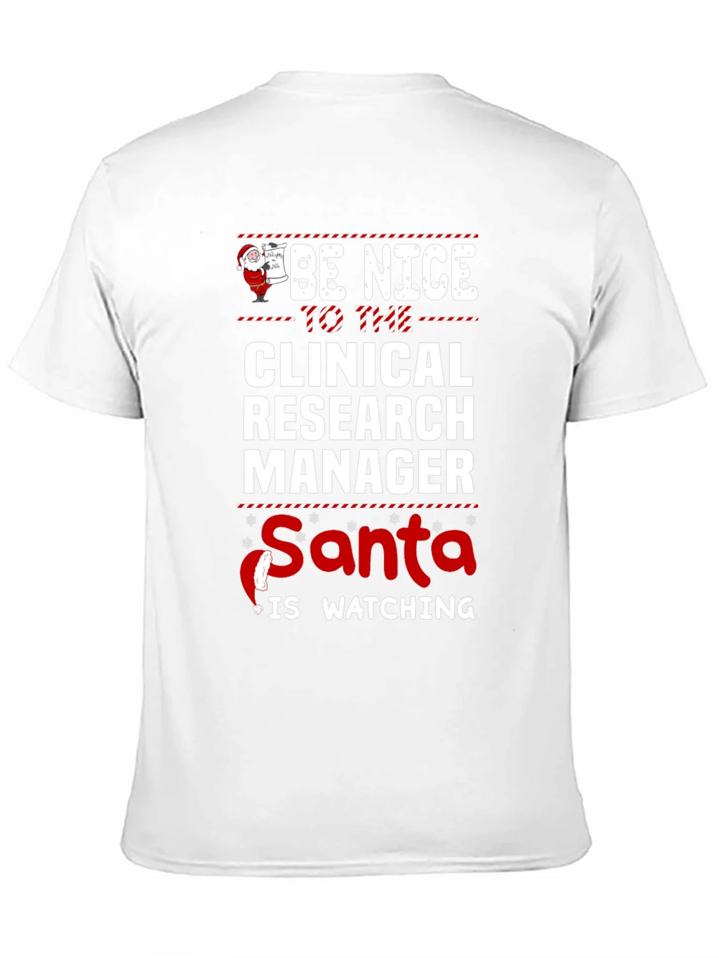 Clinical Research Manager Santa Christmas T-Shirt product image 9